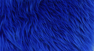 Preiswert Kunstpelz Stoff, langhaarig ,royalblau, Flor 60 mm, Breite 150